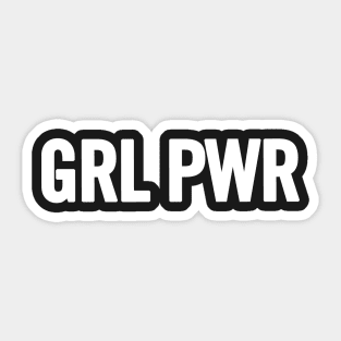 GRL PWR Sticker